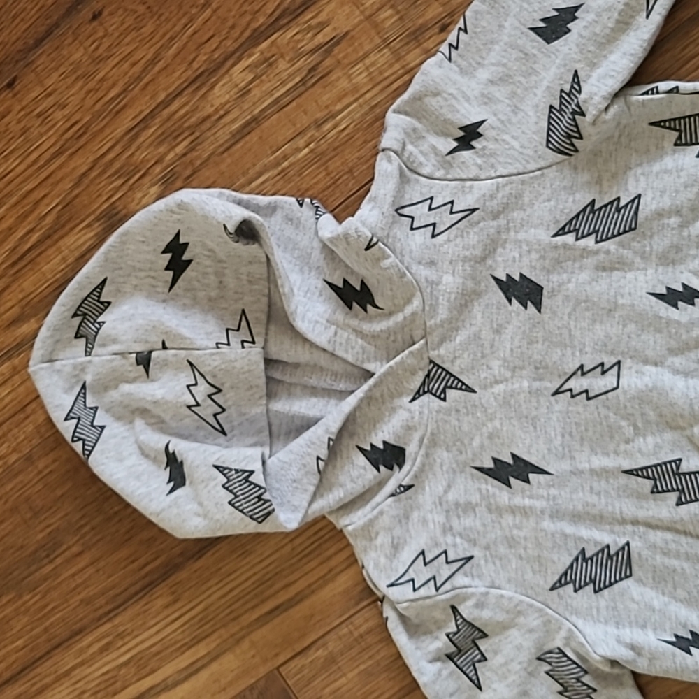 Baby Hoody with Lightening Bolts